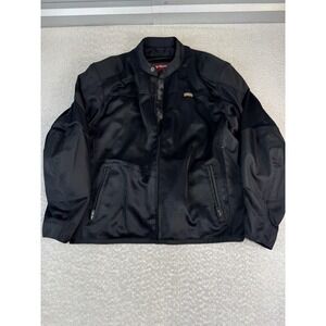 Indian Motorcycle Jacket Mens 3XL Black Shadow Mesh Riding‎ Protective Armor